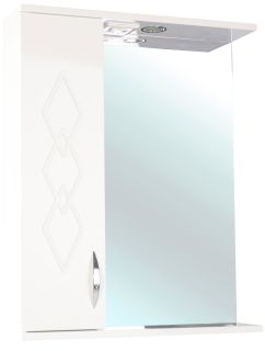 Зеркало-шкаф с подсветкой Bellezza Элеганс 60см левый бежевый 00000005197